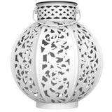 Lanterne métal vintage beige 10 Lumens H17cm - GALIX