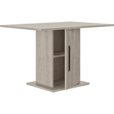 Table a manger - Boston - Rectangulaire - Pied fut - 6 personnes - L 120 x  P 80 x H 76 cm - Gami