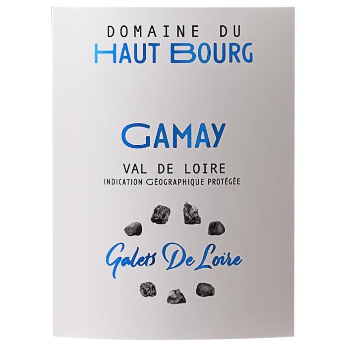 Domaine Haut Bourg Galet de Loire 2023 Val de Loire Gamay - Vin rouge de Loire
