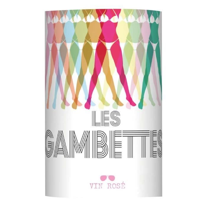 Vin rosÈ Les Gambettes 2022 Vins de Pays d'Oc - Languedoc-Roussillon - 75 cl