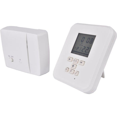 Thermostat électronique programmable - GAO - Sans fil - 3 programmes libres + 6 pré-enregistrés - Transmission 70 m