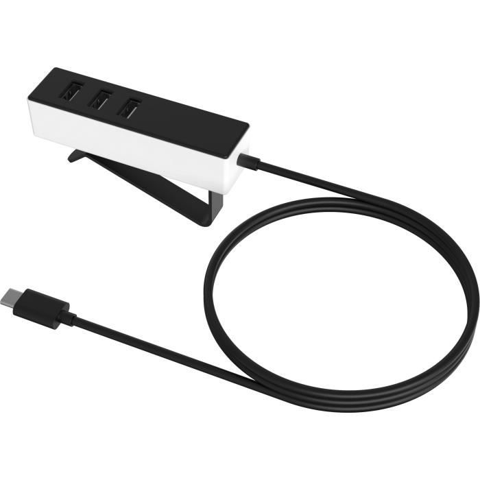 Chargeur multifonction - GAO - 3 ports USB-A, 1 port USB-C, câble 1,5m