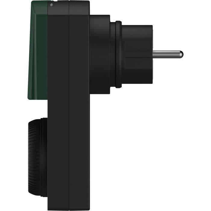 Programmateur extérieur IP44 avec détecteur crépusculaire - GAO - 1000 W - Blanc