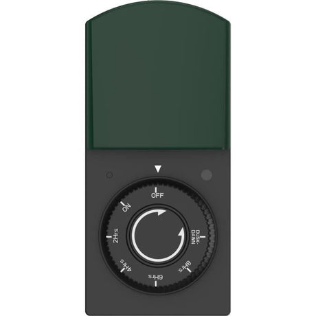 Programmateur extérieur IP44 avec détecteur crépusculaire - GAO - 1000 W - Blanc