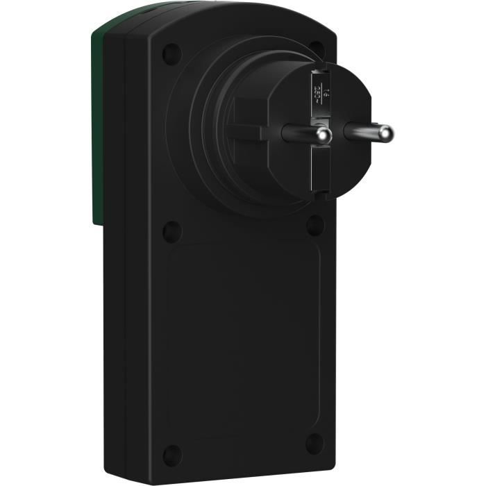 Programmateur extérieur IP44 avec détecteur crépusculaire - GAO - 1000 W - Blanc