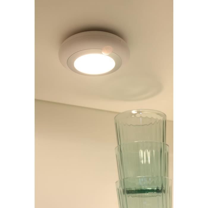 Lot de 2 lampes LED de dressing - GAO - 80 lumens, capteur PIR, piles AAA