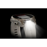 GARMIN - Epix Pro (Gen2) -  Montre connectée a haute performance - 42 mm - Acier, Silver avec bracelet blanc