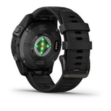 GARMIN - Epix Pro (Gen2) - Montre connectée a haute performance - 47mm - Acier, Gray avec bracelet noir