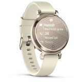 Montre connectÈe - GARMIN - Lily 2 - 25,4 x 21,3 mm - Cream Gold avec bracelet Blanc coco