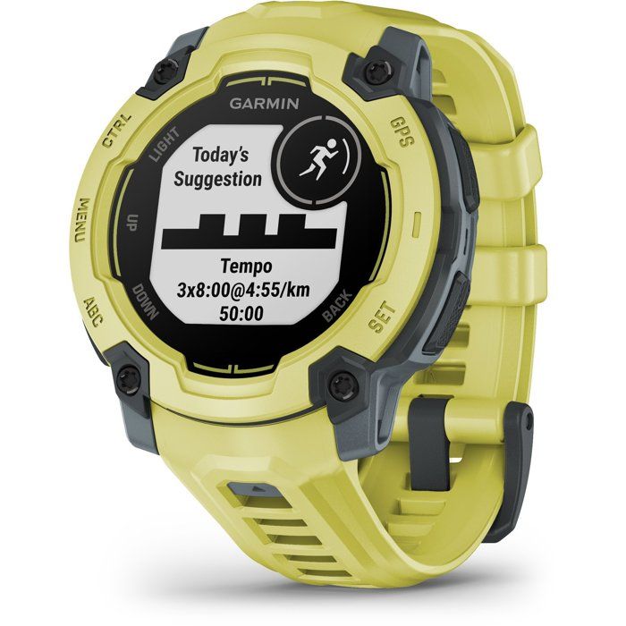 Montre connectée sport - GARMIN - Instinct E - 45 mm - Citron vert