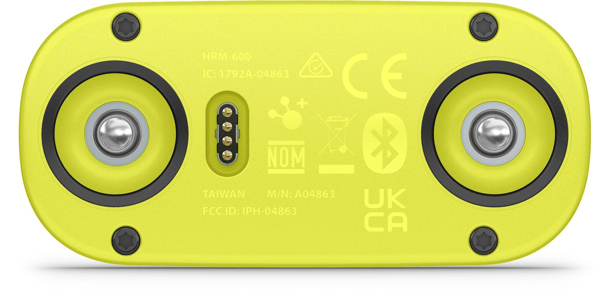 Moniteur de fréquence cardiaque - GARMIN - HRM 600 - XS-S - Jusqu'a 2 mois d'autonomie - Batterie rechargeable - Transmission 3 m