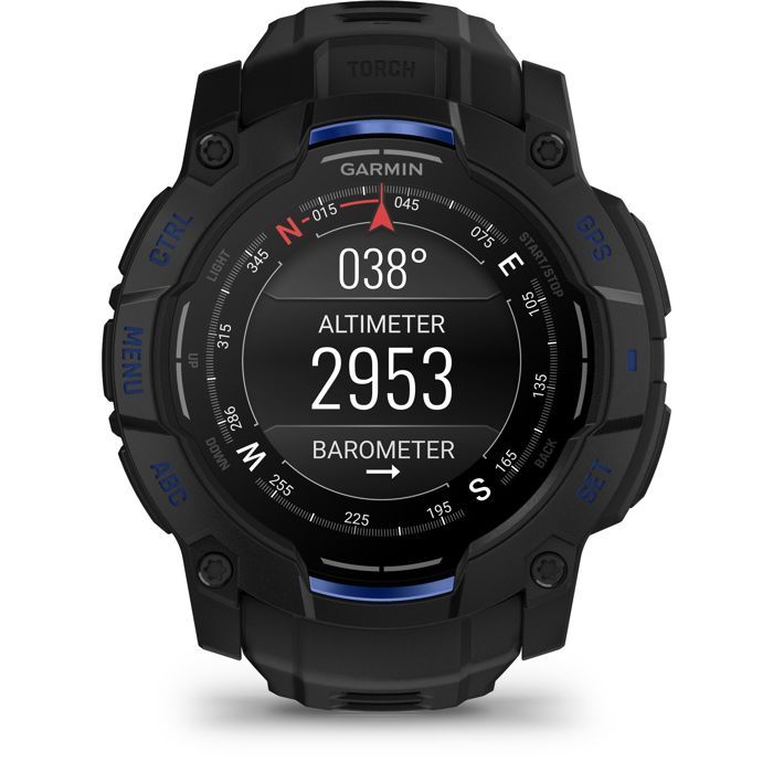 Montre connectée - GARMIN - Instinct 3 - 1,3 - 50 mm - Amoled - Noir/bleu
