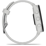 Montre GPS connectÈe - GARMIN - Forerunner 165 - 1,2 - Blanc avec bracelet Blanc et Gris clair