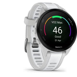 Montre GPS connectÈe - GARMIN - Forerunner 165 - 1,2 - Blanc avec bracelet Blanc et Gris clair