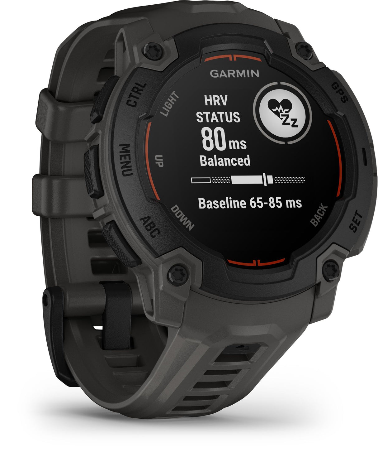 Montre connectée sport - GARMIN - Instinct E - 45 mm - Noir/Gris charbon