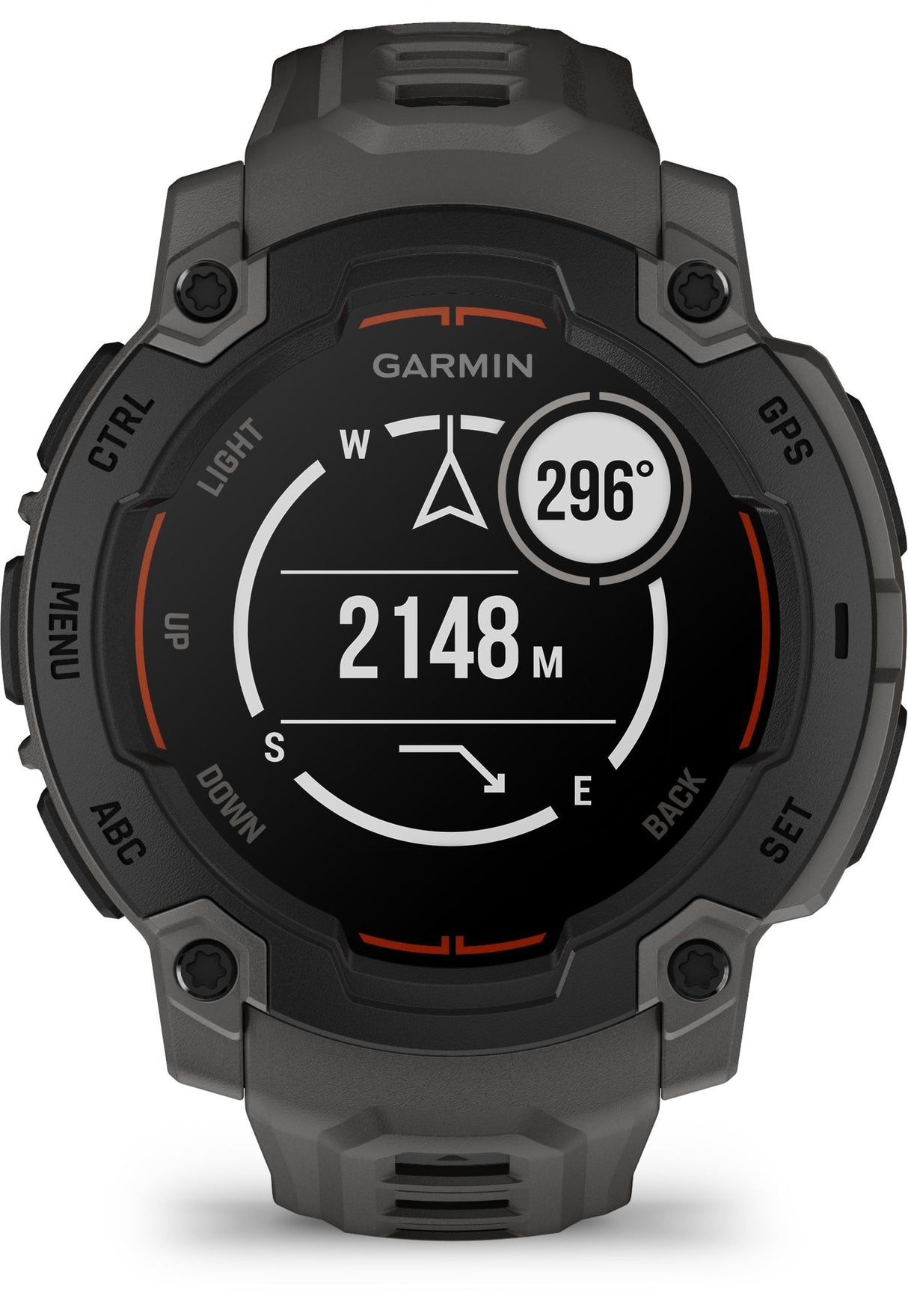 Montre connectée sport - GARMIN - Instinct E - 45 mm - Noir/Gris charbon