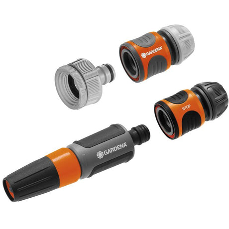 GARDENA Nécessaire de base 20/27 – Adapté tuyau Ř19mm – Compatibilité Original GARDENA System –Kit complet– Garantie 2ans