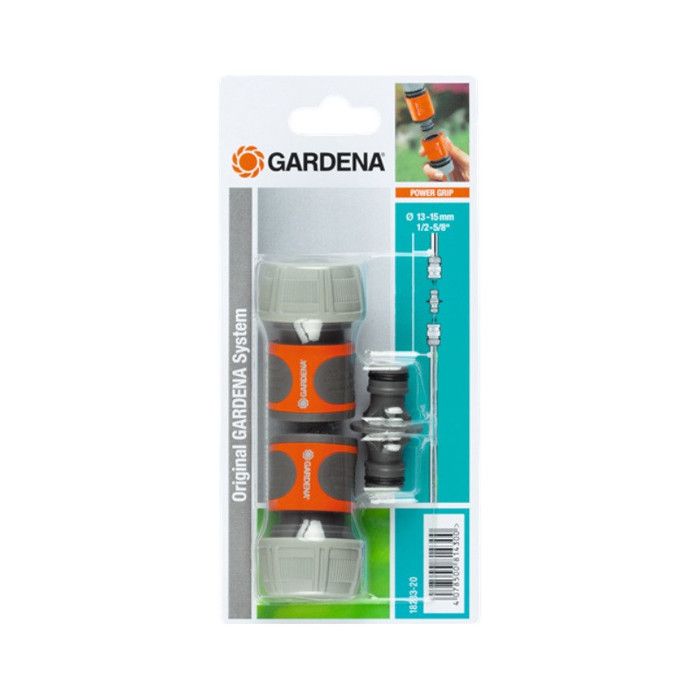 Kit d'arrosage GARDENA pour tuyau Ø19mm - 2 raccords rapides - Connecteur adapté - Garantie 5 ans