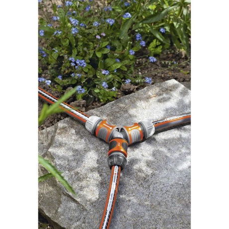 GARDENA Nécessaire de dérivation – Raccordement triple – Compatibilité Original GARDENA System – Robuste – Garantie 2 ans