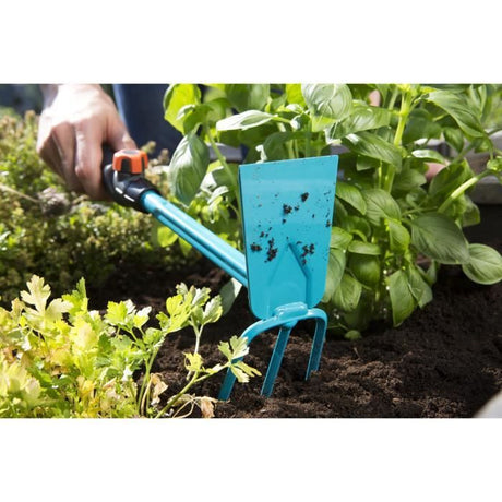 Serfouette a fleurs Combisystem GARDENA - Acier enduit - Outil pour travaux de sol - Garantie 25 ans