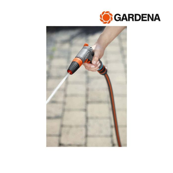 Pistolet d'arrosage et nettoyage GARDENA Comfort - Jet concentré & brume - Verrouillage du jet - Garantie 5 ans