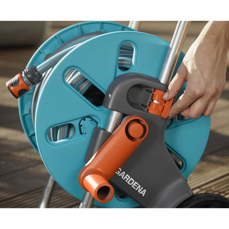 Dévidoir sur roues GARDENA CleverRoll taille S - Tuyau 20m ř 13mm et lance d'arrosage - Garantie 5 ans