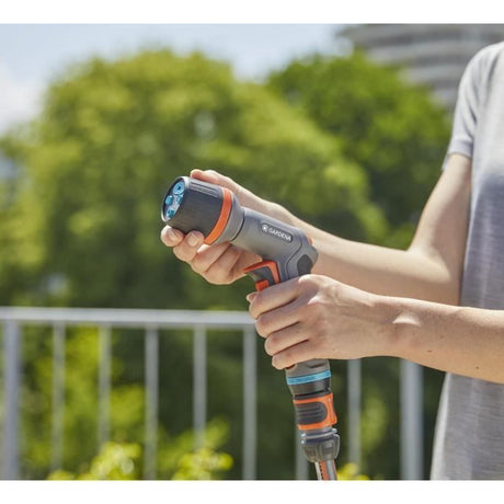 Pistolet d'arrosage et nettoyage Comfort ecoPulse™ – Multiple type de jets – Verrouillage du jet – Garantie 5 ans (18304-20)