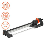 Arroseur oscillant GARDENA Aqua L - Surface 280m˛ - Portée 18m max - Résistant UV et gel - Garantie 5 ans