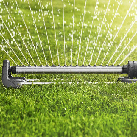 Arroseur oscillant GARDENA Aqua L - Surface 280m˛ - Portée 18m max - Résistant UV et gel - Garantie 5 ans