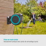 Dévidoir automatique mural RollUp L GARDENA - Longueur 30m - Ř13mm - Kit complet - Garantie 5 ans