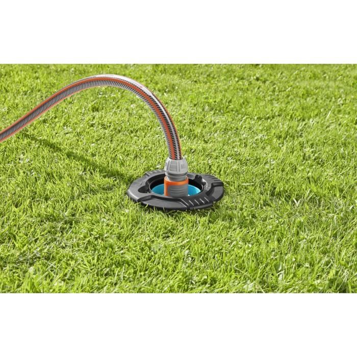 Prise d'eau enterrée GARDENA pour Pipeline System  Filetage mâle 3/4  Vanne d'arret intégrée  Montage souterrain (8266-20)