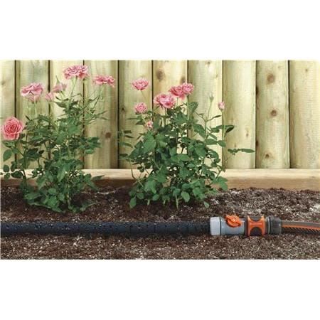 Tuyau d'arrosage micro-poreux GARDENA - Longueur 15m - DÈbit et pression rÈglables - Garantie 5 ans