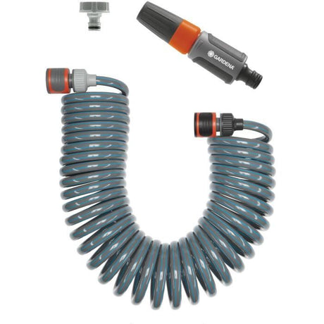GARDENA Flexible d'arrosage – Longueur 15m – Ř9mm – Arrosage petits espaces – Kit complet avec raccords – Garantie 5 ans (4648-26)