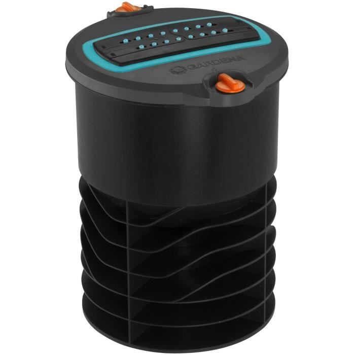 Kit arroseur oscillant escamotable OS140 - GARDENA - Surface 140m˛ - Portée 15m max - Arrosage rectangulaire