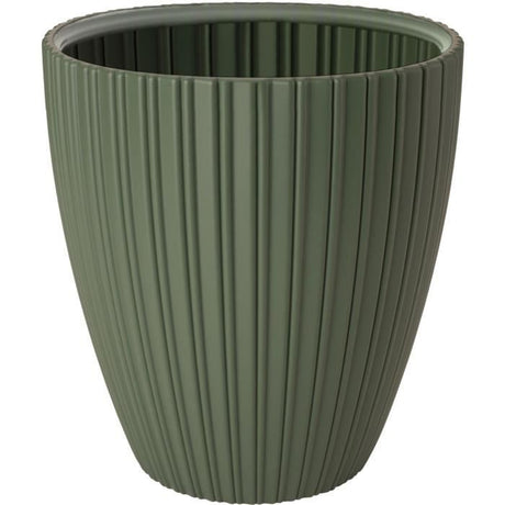 Pot de fleurs - GARDEN ID - Fancy - 40 x 42 cm - Pour jardin, balcons ou intérieurs - Vert tilleul