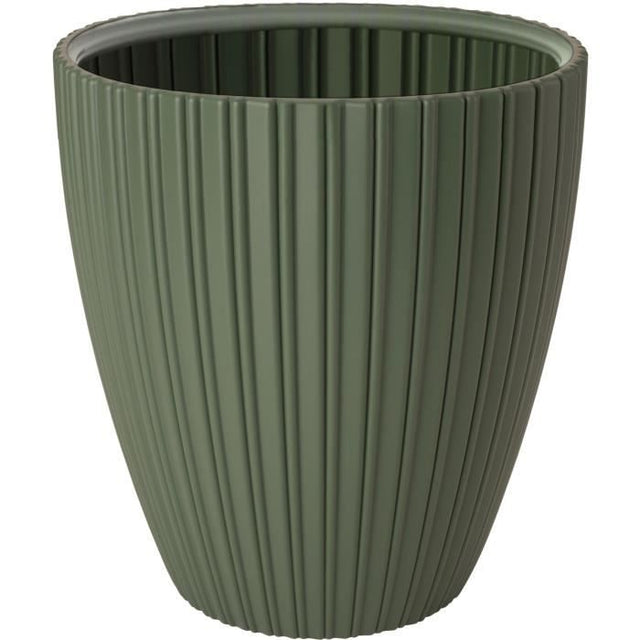 Pot de fleurs - GARDEN ID - Fancy - 40 x 42 cm - Pour jardin, balcons ou intérieurs - Vert tilleul