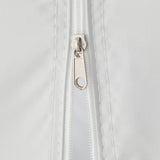 Tonnelle de jardin pliante - Cadre blanc et toile écru - 3 x 3 m - 4 parois - Sac de transport