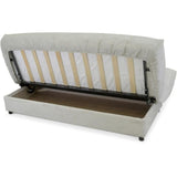 Clic-clac - BEIJA  - 3 places - Velours côtelé beige - 130 x 190 x13 cm