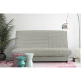 Clic-clac - BEIJA  - 3 places - Velours côtelé beige - 130 x 190 x13 cm