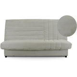 Clic-clac - BEIJA  - 3 places - Velours côtelé beige - 130 x 190 x13 cm