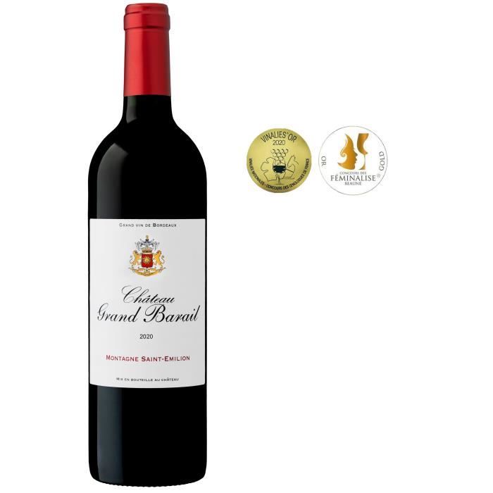 Château Grand Barail 2020 Montagne Saint-Emilion - Vin rouge de Bordeaux