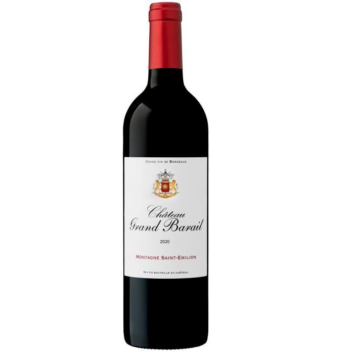 Château Grand Barail 2020 Montagne Saint-Emilion - Vin rouge de Bordeaux