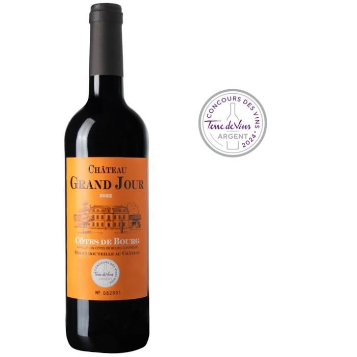 Château Grand Jour 2022 Côtes de Bourg - Vin rouge de Bordeaux