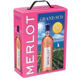 Grand Sud Merlot IGP Pays d'Oc - Vin rosé du Languedoc Roussillon - 3L