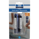 Mastic epoxy 2 bâtons - GEB - Réparation multi matériaux - 100 g