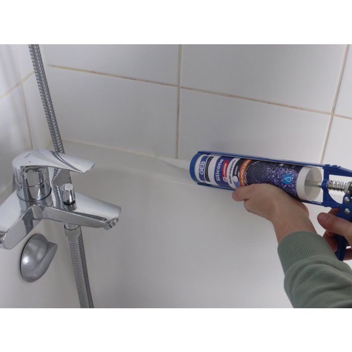 Silicone sanitaire multi-supports - 60 Chrono - GEB - Translucide - 280 ml