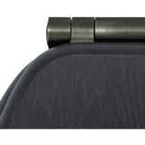 Abattant WC - Gelco - North Noir - MDF FSC - Frein de chute - Charnieres mÈtal graphite brossÈ