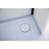 CABINE DE DOUCHE 100X100X220 STYLE INDUTRIEL NOIR