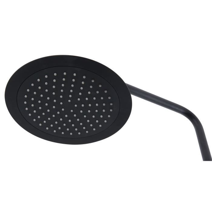 CABINE DE DOUCHE 100X100X220 STYLE INDUTRIEL NOIR