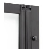 Pare Baignoire 4 volets - GELCO - LEXIA Noir - 110 x 140